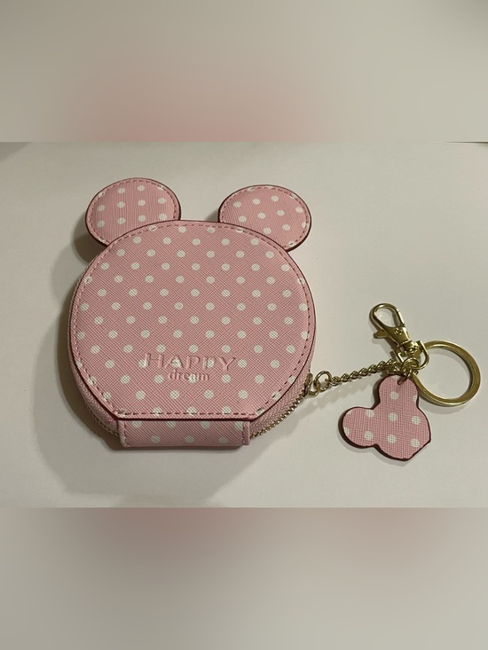 Accessories - Pink Minnie Mouse Coin Purse Keychain #0734